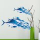 thumbnail image 3 of sweethay Adhesivo de pared de peces, papel tapiz transparente bonito, pegatinas de fondo, decoración del hogar, calcomanías de arte decorativas de Decoración del hogar sweethay HA077294-01, 3 of 6
