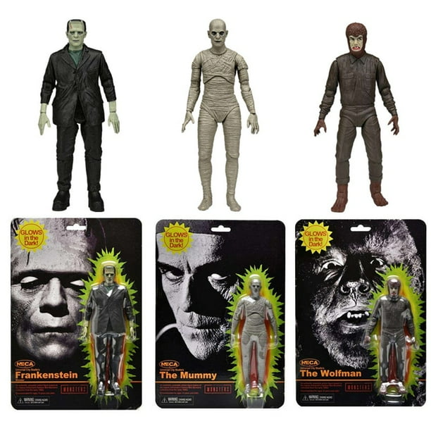 Original NECA Universal Monsters The Mummy Wolfman Frankenstein Action Figure Toys 7inch Collection Model Kids Christmas Gift zhangyuxiang LED | Walmart en línea Original NECA Universal Monsters The Mummy Wolfman Frankenstein Action Figure Toys 7inch Collection Model Kids Christmas Gift zhangyuxiang LED | Walmart en línea