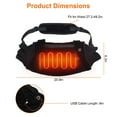 thumbnail image 4 of Heated Hand Muff,  Electric Hand Warmer Pouch with 3 Heating Levels for Hunting Fishing, 4 of 8