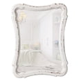 thumbnail image 3 of Sintosin 12x9 Inch Rustic Wooden Wall Mirror, White Rectangle Frame Decorative Mirror for Bathroom, Living Room, Bedroom, 3 of 11