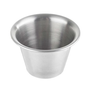 YOUNTHYE 20PCS Stainless Steel Sauce Cups Reusable Ramekin Dipping Sauce  Cup 40ml Individual Round Condiment Cups Commercial Grade Small Sauce Cups