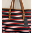 thumbnail image 5 of Tommy Hilfiger, Tommy Striped Tote II, Red/Navy, 5 of 6