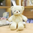 thumbnail image 1 of Oso de peluche de 30 cm, suave y adorable, para decoración de fiesta de cumpleaños (blanco), 1 of 5