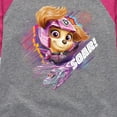 thumbnail image 3 of Paw Patrol - Soar - Toddler And Youth Girls Raglan Graphic T-Shirt, 3 of 6