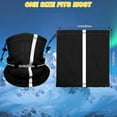 thumbnail image 7 of Men's Winter Neck Warmer Gaiter: 4 Pack High Visibility Reflective Face Masks for Outdoor Work and Sports Safety.,C, 7 of 7