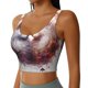 thumbnail image 2 of Fotbe White Red Cat Couple Sujetador Deportivo Largo sin Aros para Mujer con Almohadillas y Soporte Medio, Transpirable y Absorbente, Camiseta Tipo Chaleco o Tank Top-Small, 2 of 8