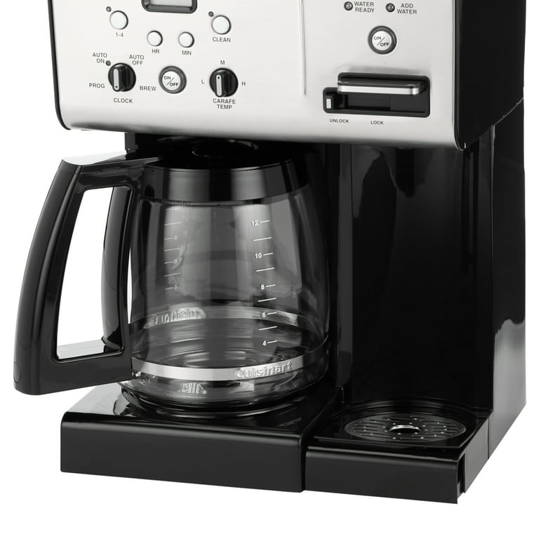 Cuisinart Coffee Plus 12-Cup Black/Stainless Residential