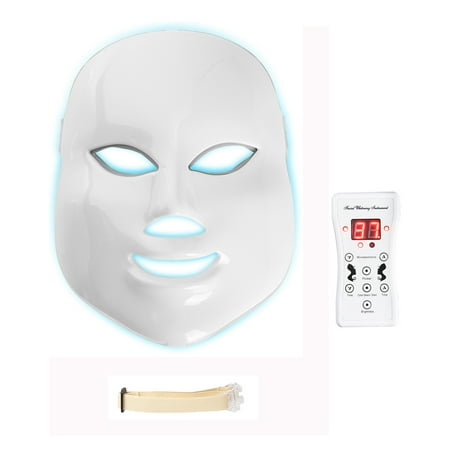 7 Colors Led Face Mask - PRETTY SEE LED Light Photon Face Mask Skin Rejuvenation, LED Facial Mask, LED Photon Mask for Anti-aging, Brightening, Improve (Best Anti Wrinkle Face Mask)