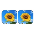thumbnail image 7 of Haiem Blue Sky Sunflower Car Windshield Sun Shade (2 Pieces) Foldable Windshield Sun Shade Car Accessories for Truck SUV Pickup-Medium, 7 of 7