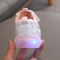thumbnail image 5 of Eltusu Toddler Girls Light up Sneakers, No Slip Mesh Walking Lightweight Athletic Shoes Pink Size 9 US, 5 of 8