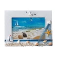 thumbnail image 3 of Nautical Photo Frame,Wooden Sea Style Ornament with Shell And Starfish Embossed Detail Stable Display Stand,Picture Holder for Living Room Cabinet,Bedroom Vanity,Beach House Counter, 3 of 7