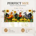 thumbnail image 5 of AshasdS Farmhouse Ducks & Sunflowers Window Valance Country Birds Short Curtain Rod Pocket for Kitchen Room, 5 of 5