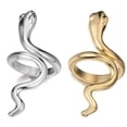 thumbnail image 1 of Anillos De Modelado De Serpiente, Anillo De Dedo Con Apertura Ajustable, Anillo De Serpiente Abierto De Estilo Vintage Bohemio Unisex Para Hombres Y Mujeres, 2 Uds. Scienceny AP005529-00, 1 of 6