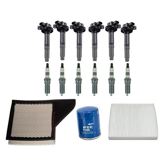 Ignition Coils Platinum Spark Plugs Filters for Ford Mustang 3.7L V6 13-14