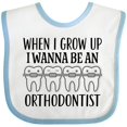 thumbnail image 3 of Inktastic Future Orthodontist Dental Care Boys or Girls Baby Bib, 3 of 4