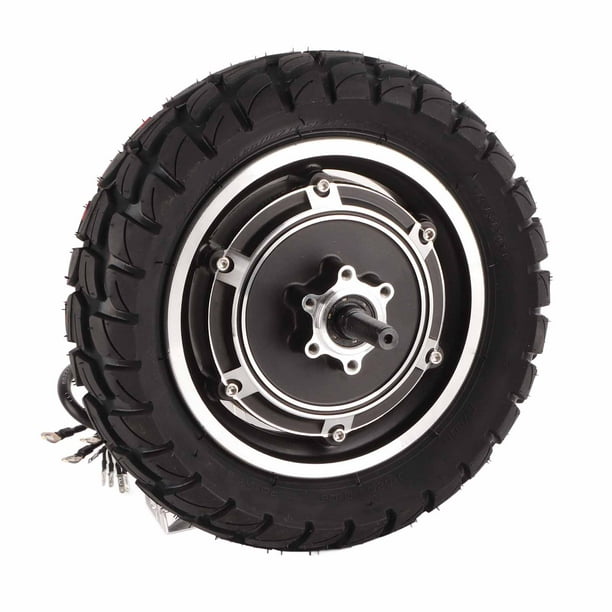 Kit de Motor de Cubo de 10 Pulgadas, Velocidad de 30-60 km/h de Alta Eficiencia de Alta Eficiencia 36V-60V IP54 Conjunto de Motor de la rueda Para motocletas impermeables