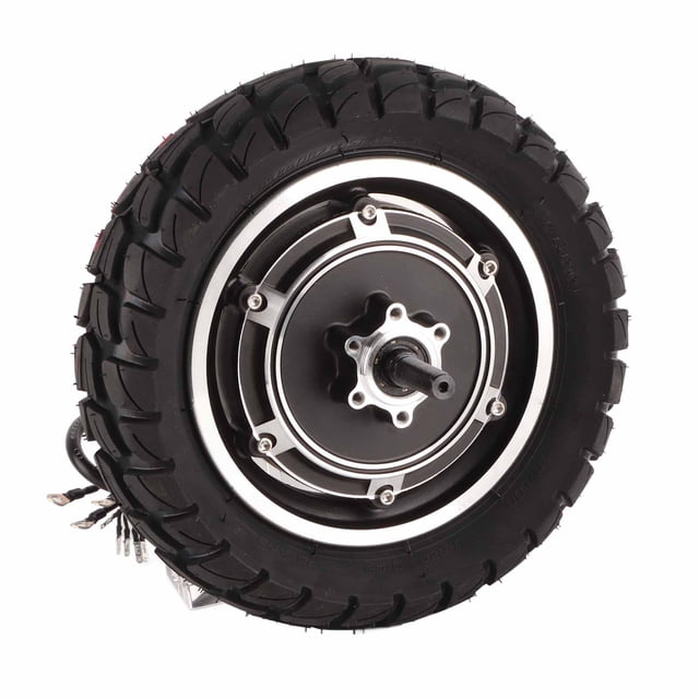 Kit de Motor de Cubo de 10 Pulgadas, Velocidad de 30-60 km/h de Alta Eficiencia de Alta Eficiencia 36V-60V IP54 Conjunto de Motor de la rueda Para motocletas impermeables