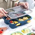 thumbnail image 4 of Lunch Box Grandes, 4 Compartimentos, Sellado Hermetico, lonchera, 4 of 5