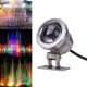 thumbnail image 2 of Foco de piscina de 10 W con control remoto, 4 modos, RGBW, IP68, 85-265 V, foco LED para acuario, lámpara subacuática, iluminación sumergible, proyector exterior para estanques, fuentes, lagos y parqu, 2 of 4