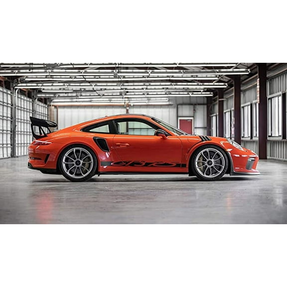 Iconic Arts Laminated 42x24 Poster: Porsche 911 gt3 rs 5k HD