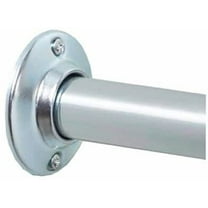 Zenith Products 60P1STL Zenith Bathstyles Chrome Builder Shower Rod - 60 in.
