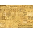 thumbnail image 1 of Ahgly Company Indoor Rectangle Patchwork Brown Transitional Area Rugs, 4' x 6', 1 of 4