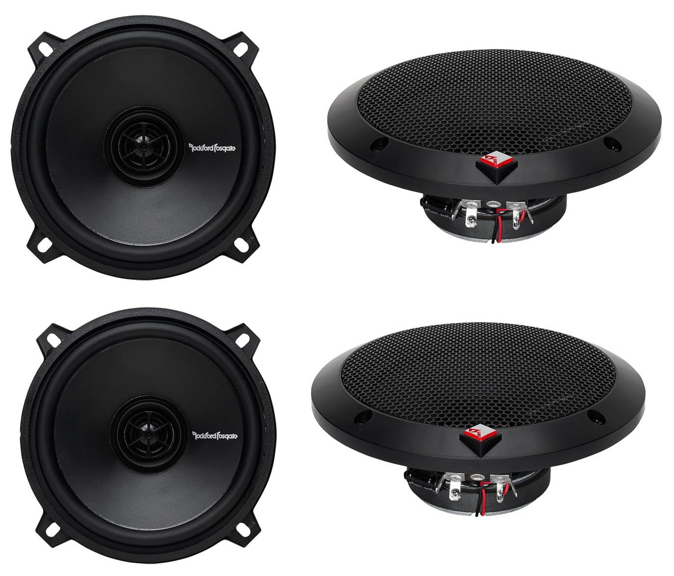 (2) Pairs Rockford Fosgate R1525X2 5.25" 2Way 320 Watt Total Car Audio