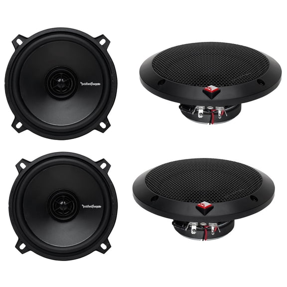 (2) Pairs Rockford Fosgate R1525X2 5.25" 2-Way 320 Watt Total Car Audio Speakers