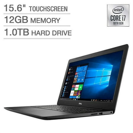 Dell Inspiron 15 3000 1080p Touchscreen Laptop, 10th Gen Intel Core i7, 12GB RAM, 1TB HD, 1TB SSD, Notebook PC