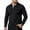 CY29_Black, variant on Lumtrix Mens Long Sleeve Polo Shirts Button Down Casual Tee Cotton Dressy Collared Golf T Shirts with Pocket Dark Gray S
