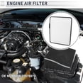 thumbnail image 2 of Filtro de Aire del Motor para Automóvil No.22676970 para Chevrolet Equinox 3.4L 3.6L 2005-2009 Filtro de Larga Duración Elemento Limpiador de Aire 1 Pc, 2 of 7