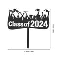 thumbnail image 2 of WHAMVOX 10 Pcs Cake Graduation Card 11.80X11.00X0.20CM Black, 2 of 8