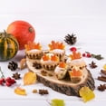thumbnail image 7 of Triani 50Pcs Edible Fall Leaves Cupcake Toppers Wafer Paper Autumn Maple Leaves Cupcake Picks Wafer Paper Fall Leaf Thanksgiving Cake Decorations(Red), 7 of 7
