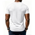 thumbnail image 4 of OIOLOYJM Short Sleeve Henley Shirt for MenMesh Lightweight Breathable Athletic Work T-Shirts Casual Basic Summer Running Gym Workout Tee Shirt White XL, 4 of 4