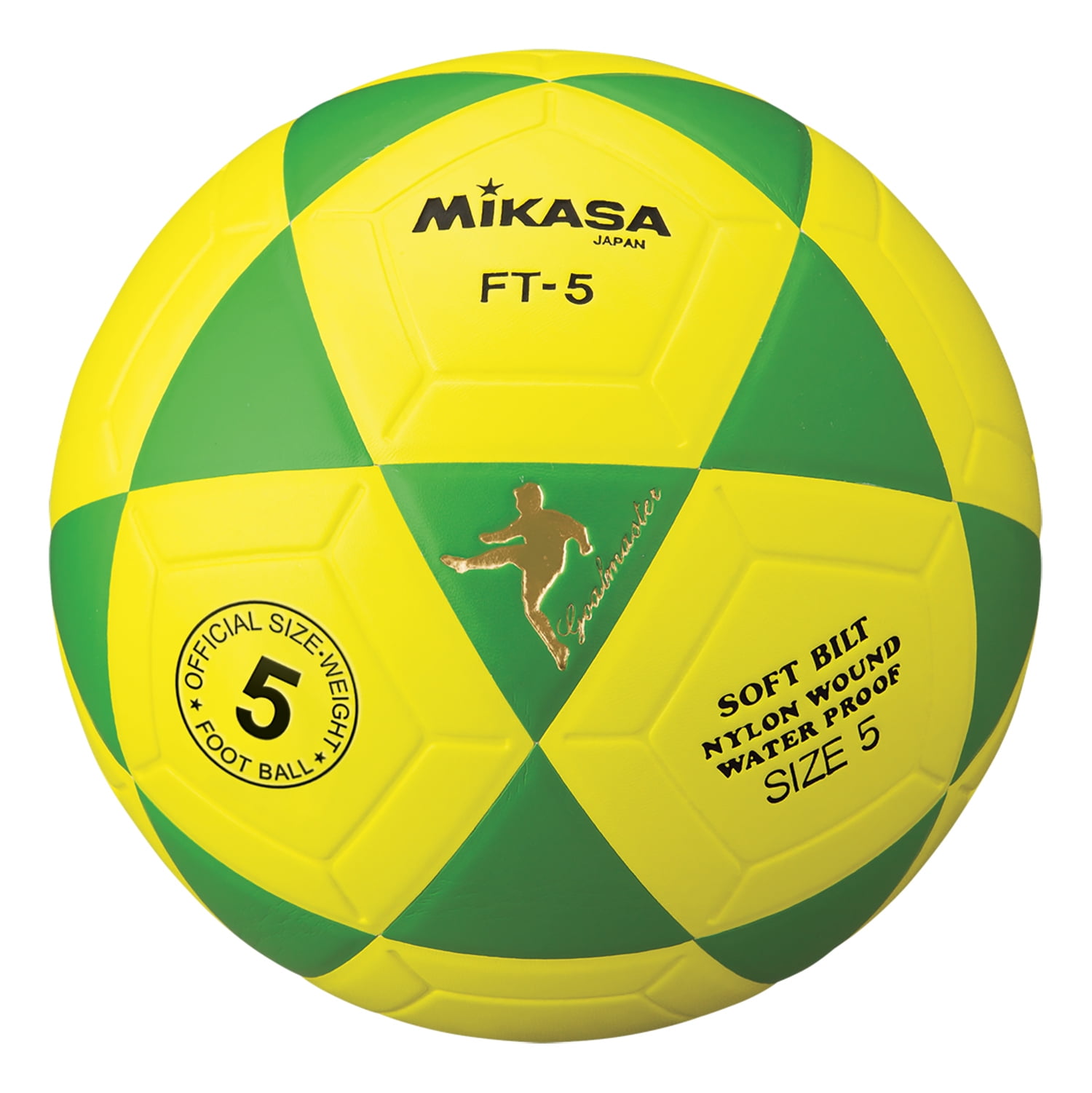 Mikasa FT5 Goal Master Soccer Ball Green/Yellow Size 5