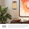 thumbnail image 5 of WV339216VBCR-Alora Lighting-Sabre - 14W LED Bath Vanity-15.75 Inches Tall and 8.63 Inches Wide-Vintage Brass Finish, 5 of 7