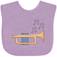 thumbnail image 3 of Inktastic Trumpet Marching Band Musician Boys or Girls Baby Bib, 3 of 4