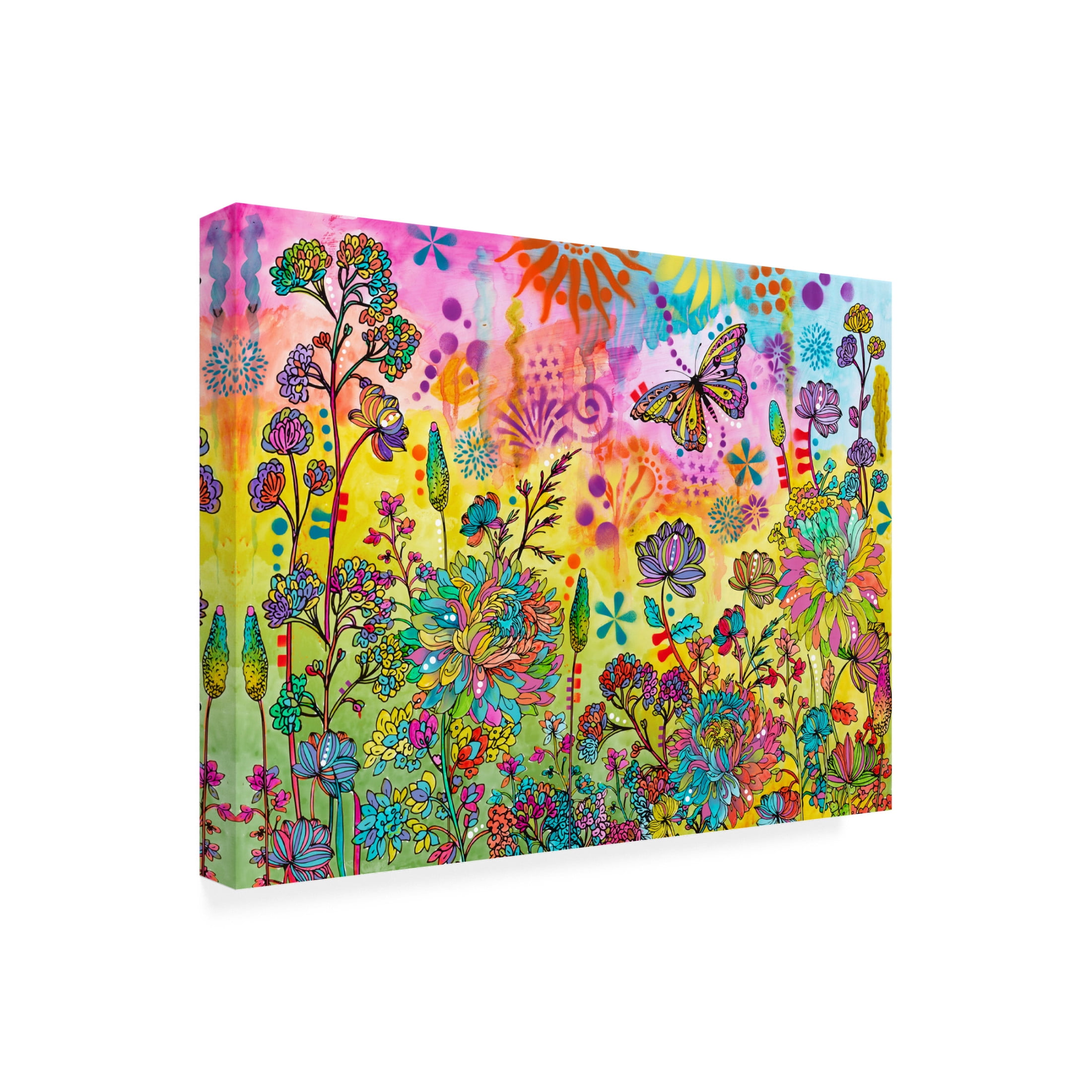 Canvas Wall Art - Dean Russo 'Floating Through Nature' Wall Art for Living Room, Bedroom, or Office Décor by Trademark Fine Art - 24 x 18 Inches