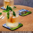 thumbnail image 3 of 3drose, Animals on Ark, Happy 1st Birthday, Block Font, Set of 8 Coasters - Soft, 3 of 7