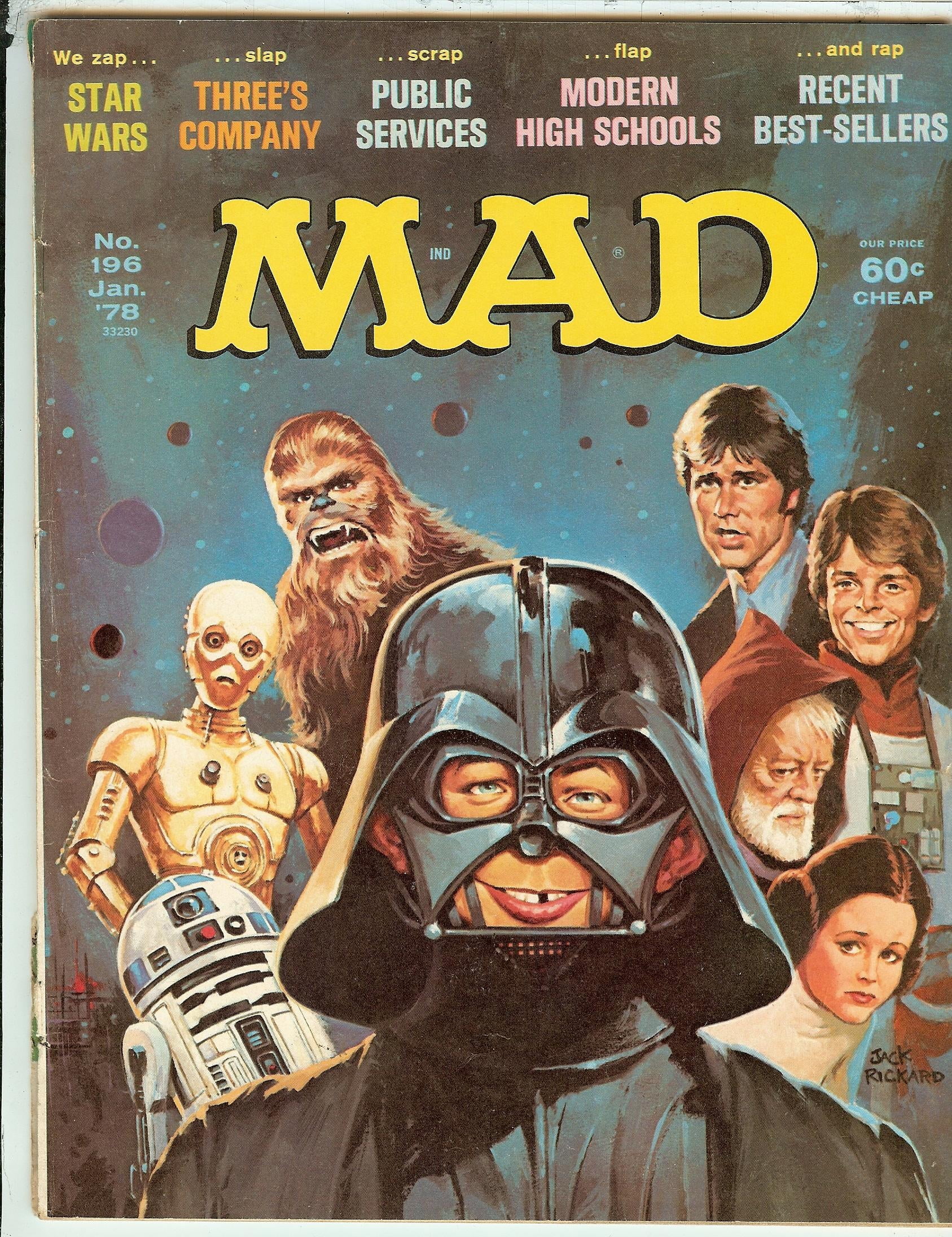 MAD Magazine #196 Star Wars (Partial Spine Tear)