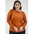 thumbnail image 1 of Blusa escote barco Roman Fashion, 1852 (Cafe) cafe 40 Roman Fashion BL-GR-1852-TABACO, 1 of 7