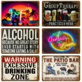 thumbnail image 2 of Letrero de hojalata vintage para decoración de pared, diseño de cerveza, para bar, pub, cueva de hombre, letrero de metal decorativo para vino, póster, placa de whisky, mural, 2 of 5