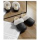 thumbnail image 4 of Pantuflas cálidas para mujer, cómodas pantuflas de espuma viscoelástica color piel, mullidas, antideslizantes, cómodas pantuflas de felpa para interior y exterior, 24cm, 4 of 5