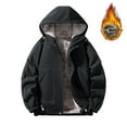 thumbnail image 5 of DODADAWANJ Winter Jacket for Men Fleece Lined Thermal Coats Big and Tall Windproof Jackets Zip Up with Hood Insulated Coat Snow Hiking Hoodie Black XXXL, 5 of 9