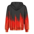 thumbnail image 4 of wycnly Sweatshirt Coat for Women Winter Hoodies Coat for Women Fashion Flame Print Zip up Drawstring Hooded Sweatshirt Coat Fall Lightweight Plus Size Outerwear Jacket with Pocket Weekly, 4 of 6