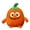 Orange, variant on YIFAEUX Funny Halloween Stuffed Toy Cartoon Pumpkin Skull Monsters Zombie Bat Doll Horror Plush Toy Halloween Party Decoration Props Kids Halloween Gift
