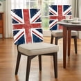 thumbnail image 4 of Flag Day Chair Covers Set of 1 Flag Pattern Modern Simple Red White Stripe Retro Chair Back Covers Stretch Removable Washable Slipcovers Protector for Dining Room Kitchen Party Decor, 4 of 9