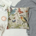 thumbnail image 2 of GOSMITH  Birds Butterflies Throw Pillow Covers  Square Cushion Case Modern Home Decor Pillow Covers Set of  Decorative Pillowcase for Sofa Couch Bed Bedroom Living Room Pillow Cases, 2 of 5