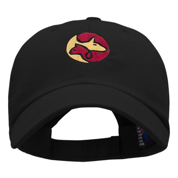 Animal Friends Logo Embroidered Pet Spun Washed Cap - Black OSFM