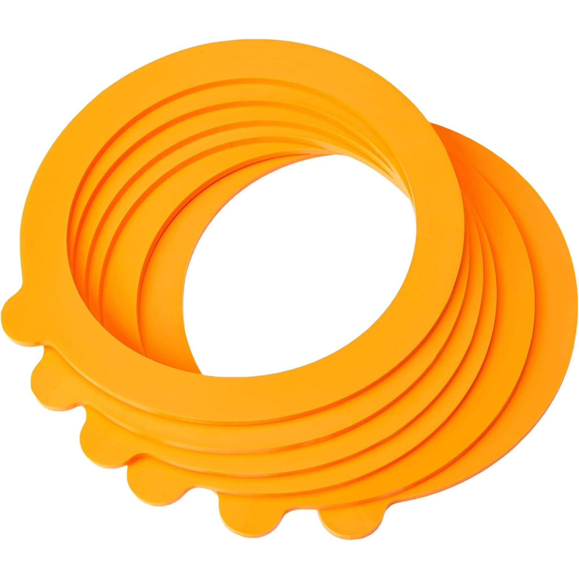 Kilner Jar Replacement Rubber Seals Orange Fit 0.35,0.5,1,1.5,2 Ltr